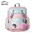 Gradient drawstring children's fashion backpack